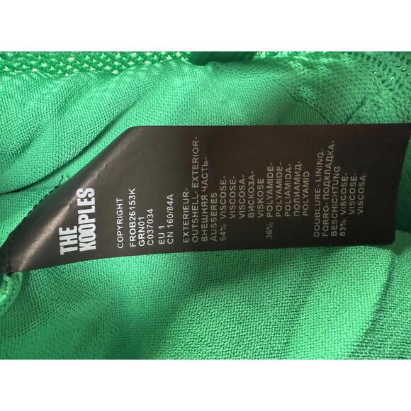 The Kooples Romantic Net Stitch Knit Midi Dress US Small / FR 1 NWT $415 - Picture 6 of 8